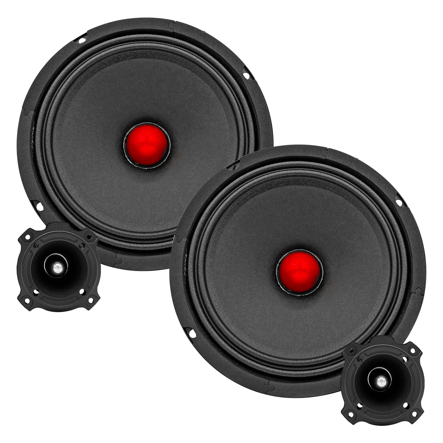 5 Core 6.5 Inch Midrange Door Speaker + Tweeter Combo 580W PMPO Subwoofer 300W PMPO Tweeters MR6.5-4oHMX2Pcs+TW-BULLET180X2Pcs
5 Core 6.5 Inch Midrange Door Speaker + Tweeter Combo 580W PMPO Subwoofer 300W PMPO Tweeters MR6.5-4oHMX2Pcs+TW-BULLET180X2Pcs