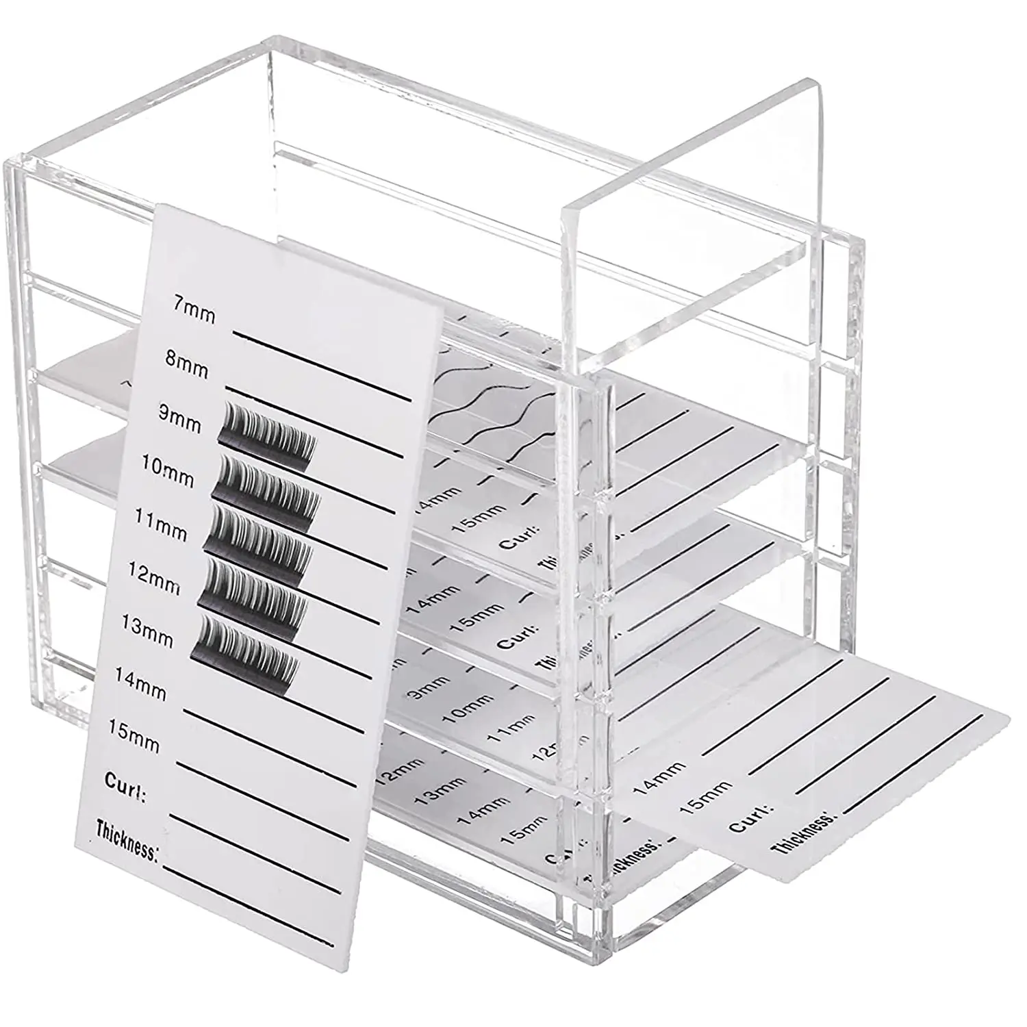 5 Layers Clear Acrylic Eyelash Storage Box,False Eyelash Holder Case Makeup Display Container Cosmetic Makeup Storage Box
5 Layers Clear Acrylic Eyelash Storage Box,False Eyelash Holder Case Makeup Display Container Cosmetic Makeup Storage Box