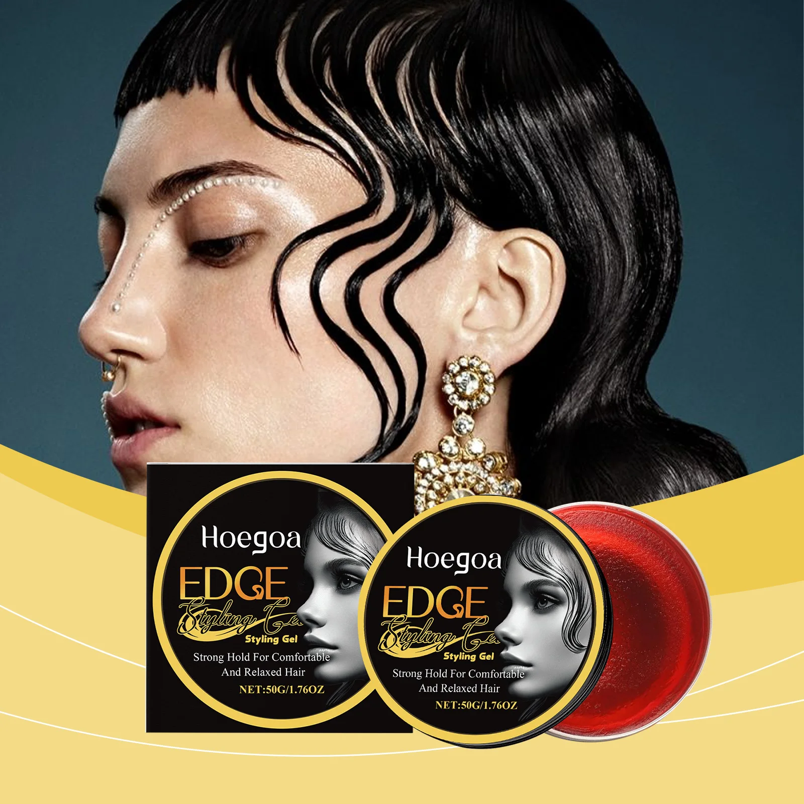 50g Hoegoa Hair Styling Wax No Greasy Feel Repair Fetal Hair Bangs Broken Hair Control Curly Hair Natural Luster Styling Gel
50g Hoegoa Hair Styling Wax No Greasy Feel Repair Fetal Hair Bangs Broken Hair Control Curly Hair Natural Luster Styling Gel