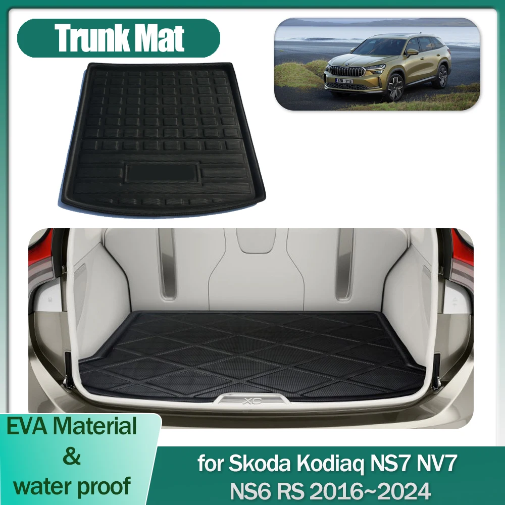 Trunk Mat for Skoda Kodiaq NS7 NV7 NS6 RS 2016~2024 Luggage Boot Liner Cargo Floor Carpet Waterproof Cover Tray Pad Accessories
Trunk Mat for Skoda Kodiaq NS7 NV7 NS6 RS 2016~2024 Luggage Boot Liner Cargo Floor Carpet Waterproof Cover Tray Pad Accessories