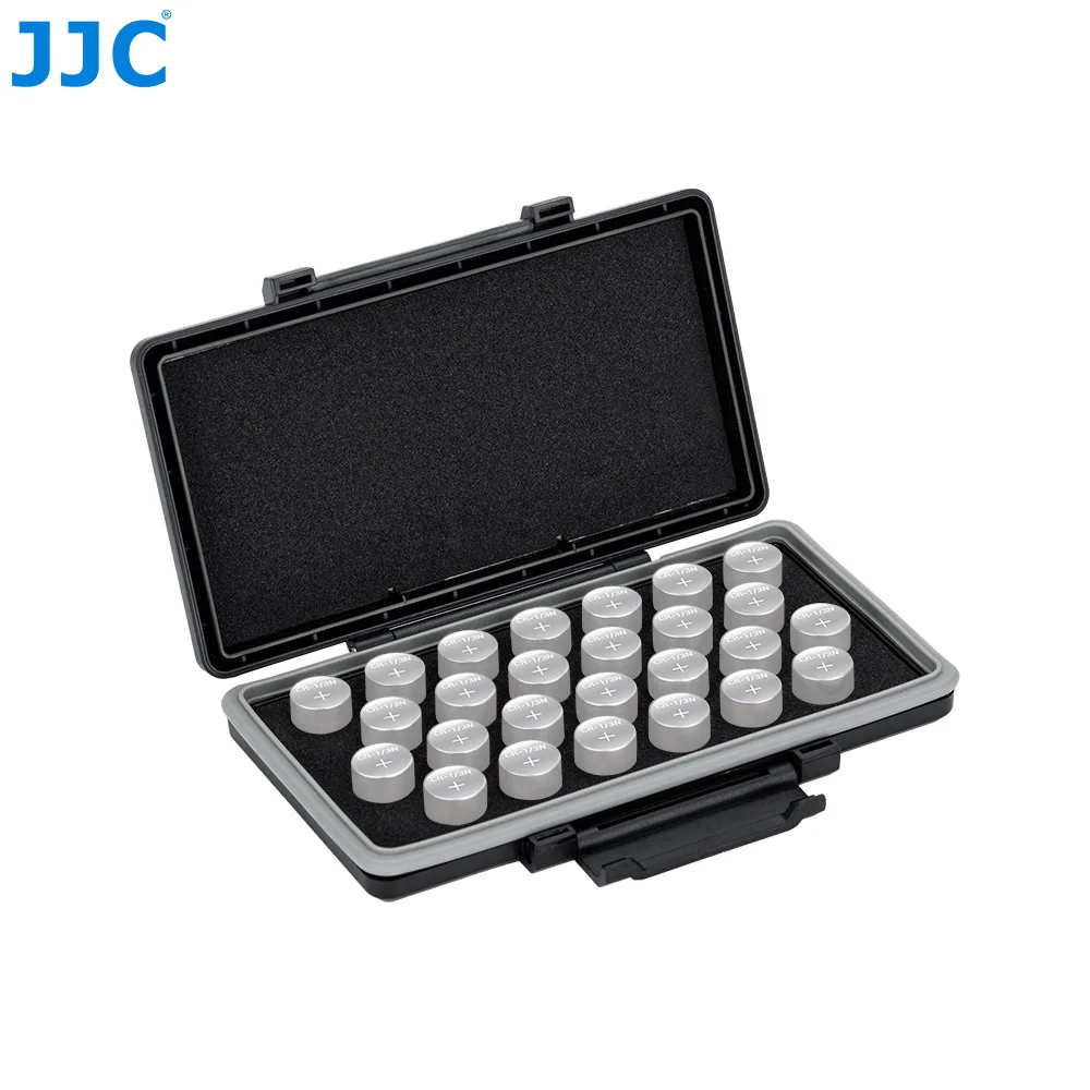 JJC Slim 26 Slots Coin Cell Battery Case For CR1/3N 3V Lithium CR 1/3N Batteries Shockproof Battery Organizer Storage Case
JJC Slim 26 Slots Coin Cell Battery Case For CR1/3N 3V Lithium CR 1/3N Batteries Shockproof Battery Organizer Storage Case