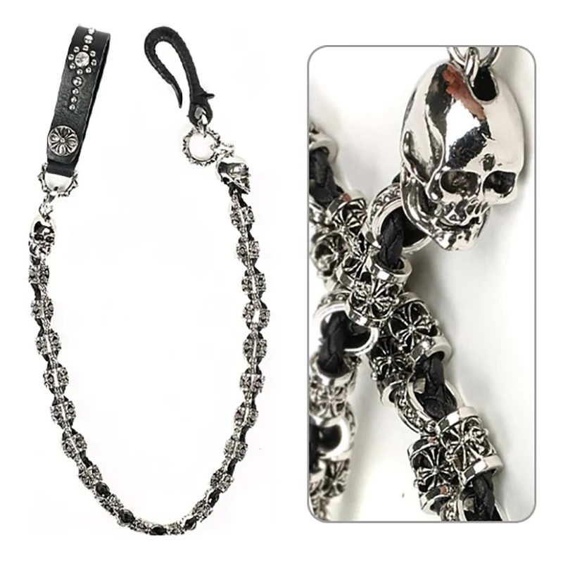 Motorcycle Skull Wallet Chain Leather Biker Chain Alloy Motor Pant Chain Unisex for Harley Indian Biker Motorcycle Accessories
Motorcycle Skull Wallet Chain Leather Biker Chain Alloy Motor Pant Chain Unisex for Harley Indian Biker Motorcycle Accessories
