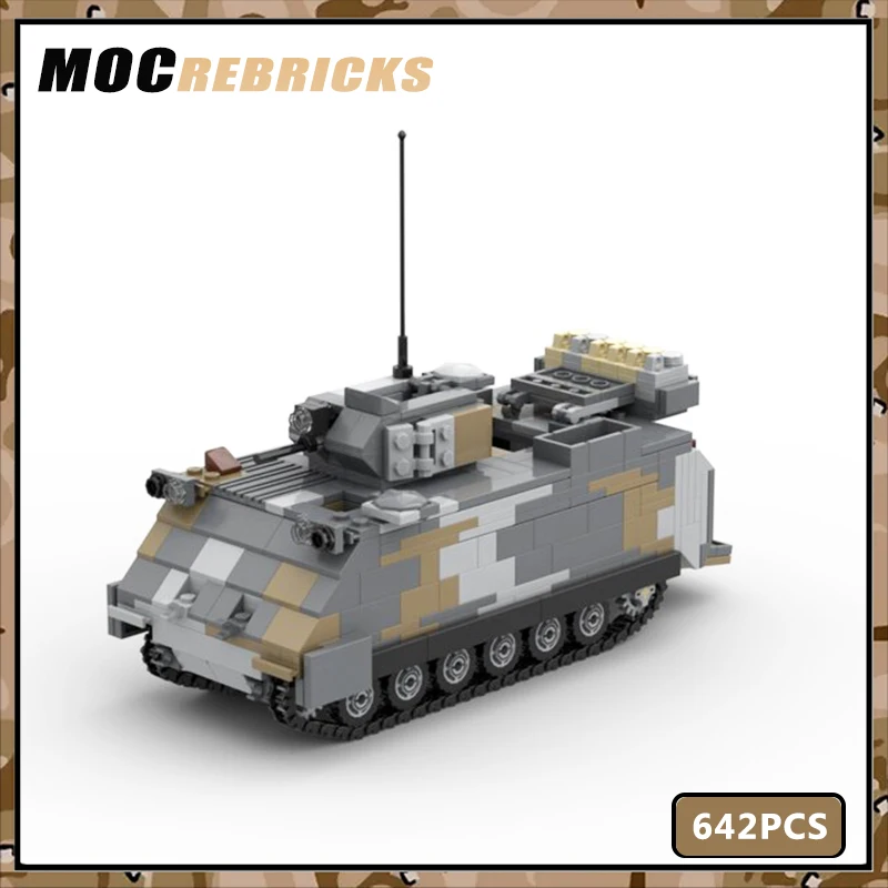 WW II US Weapons Personnel Carrier Sets Building Blocks Camo M113AS4 Aussie Gavin Bricks Toys World Military Vehicle Xmas Gifts
WW II US Weapons Personnel Carrier Sets Building Blocks Camo M113AS4 Aussie Gavin Bricks Toys World Military Vehicle Xmas Gifts