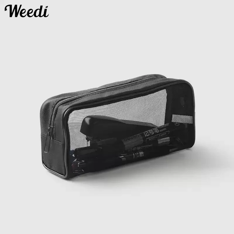 Weedi Black Mesh Storage Bag, Cosmetic Bag, Stationery Bag, Portable Travel Organizer Holiday Travel Daily Supplies Storage
Weedi Black Mesh Storage Bag, Cosmetic Bag, Stationery Bag, Portable Travel Organizer Holiday Travel Daily Supplies Storage
