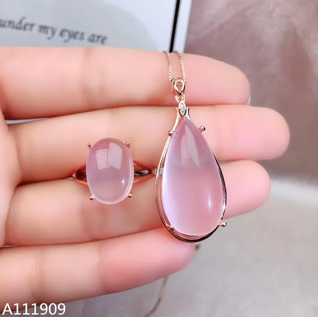 Jewelry Girl Natural 10x14mm Pink Crystal Hibiscus Stone Gemstone Necklace Pendant Ring Set 925 Pure Silver Plated Rose Gold Wat
Jewelry Girl Natural 10x14mm Pink Crystal Hibiscus Stone Gemstone Necklace Pendant Ring Set 925 Pure Silver Plated Rose Gold Wat