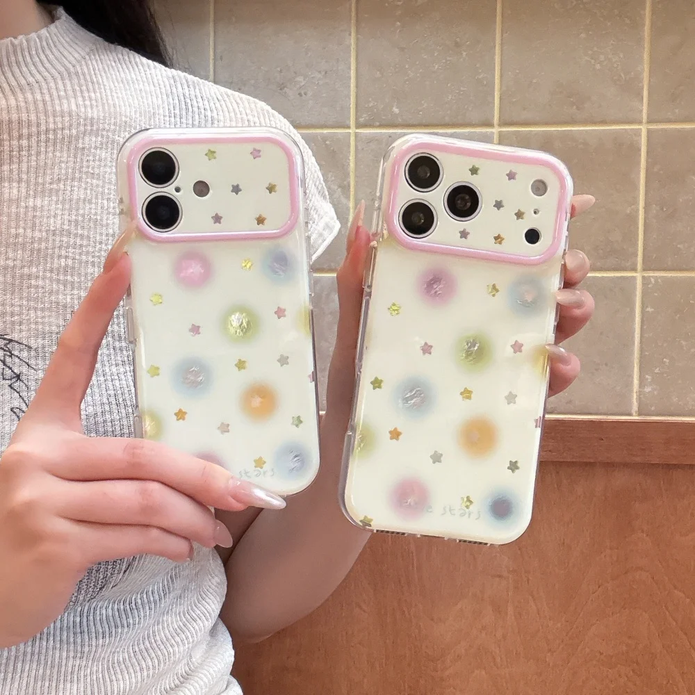 Fashion Korean INS Gradient Pastel Star Phone Case for iPhone 17Pro 16 Max 15 16 17 Pro Max 15 Pro Cute Creative Protective Case
Fashion Korean INS Gradient Pastel Star Phone Case for iPhone 17Pro 16 Max 15 16 17 Pro Max 15 Pro Cute Creative Protective Case