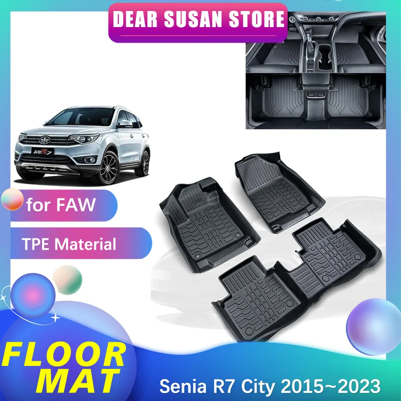 Car Floor Mat for FAW Senia R7 City 2015~2023 2016 2017 2018 2019 Foot TPE Liner Carpet Pad Custom Cover Rug Panel Accessories
Car Floor Mat for FAW Senia R7 City 2015~2023 2016 2017 2018 2019 Foot TPE Liner Carpet Pad Custom Cover Rug Panel Accessories