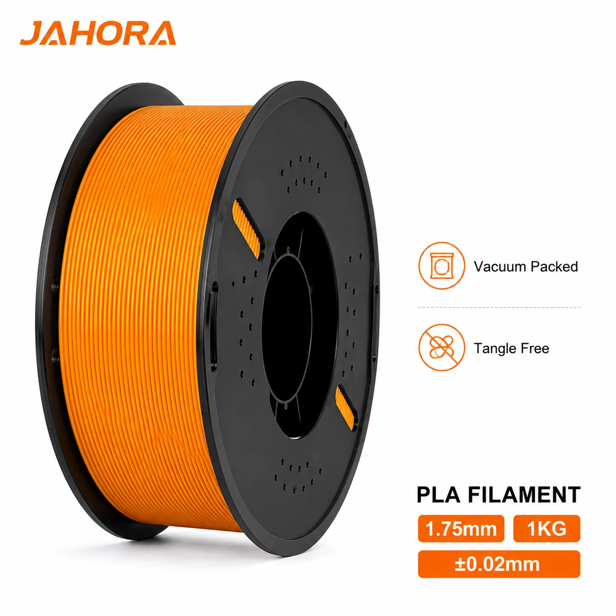 JAHORA PLA Filament Orange 1.75mm 1KG High Precision ±0.02mm Smooth Printing Vacuum Sealed for FDM 3D Printers
JAHORA PLA Filament Orange 1.75mm 1KG High Precision ±0.02mm Smooth Printing Vacuum Sealed for FDM 3D Printers