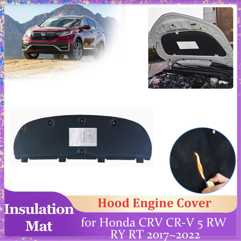 Изоляционная накладка на капот автомобиля для Honda CRV CR-V 5 RW RY RT 2017 ~ 2022 2018, крышка двигателя, хлопковый звукоизоляционный тепловой коврик, аксессуары
Изоляционная накладка на капот автомобиля для Honda CRV CR-V 5 RW RY RT 2017 ~ 2022 2018, крышка двигателя, хлопковый звукоизоляционный тепловой коврик, аксессуары