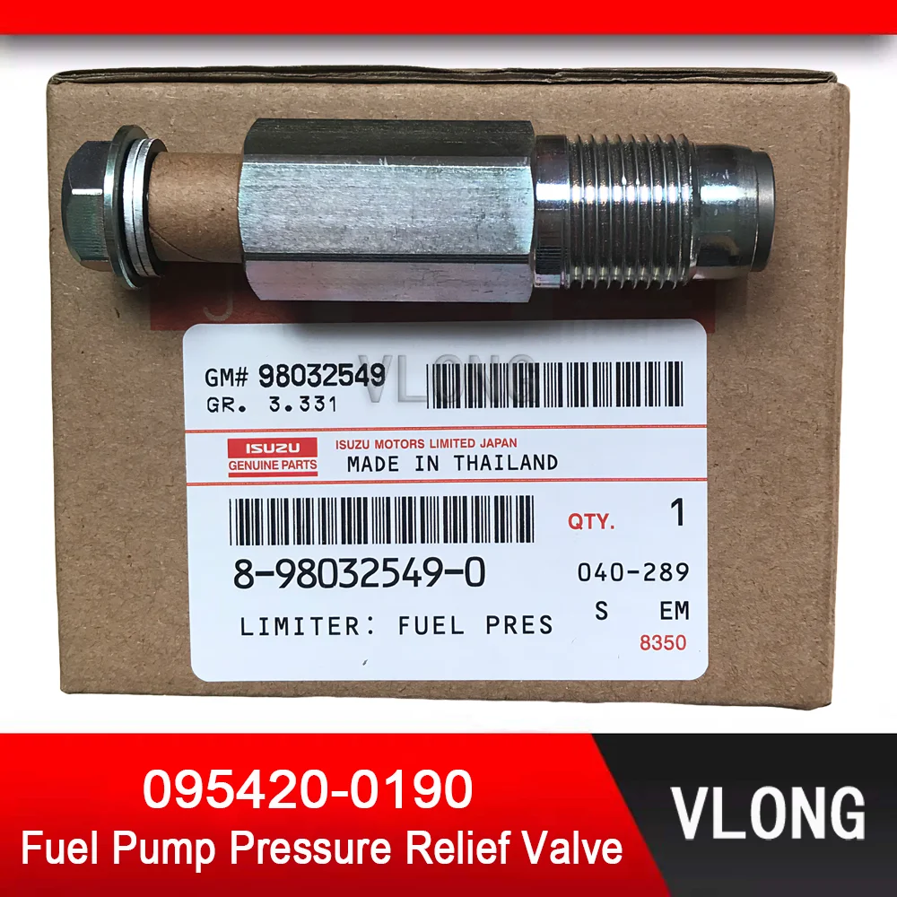 095420-0190 Original New Truck Fuel Pump Relief Limiter Pressure Valve Common Rail Pressure Relief Valve For ISUZU 4HK1 6HK1 NPR
095420-0190 Original New Truck Fuel Pump Relief Limiter Pressure Valve Common Rail Pressure Relief Valve For ISUZU 4HK1 6HK1 NPR