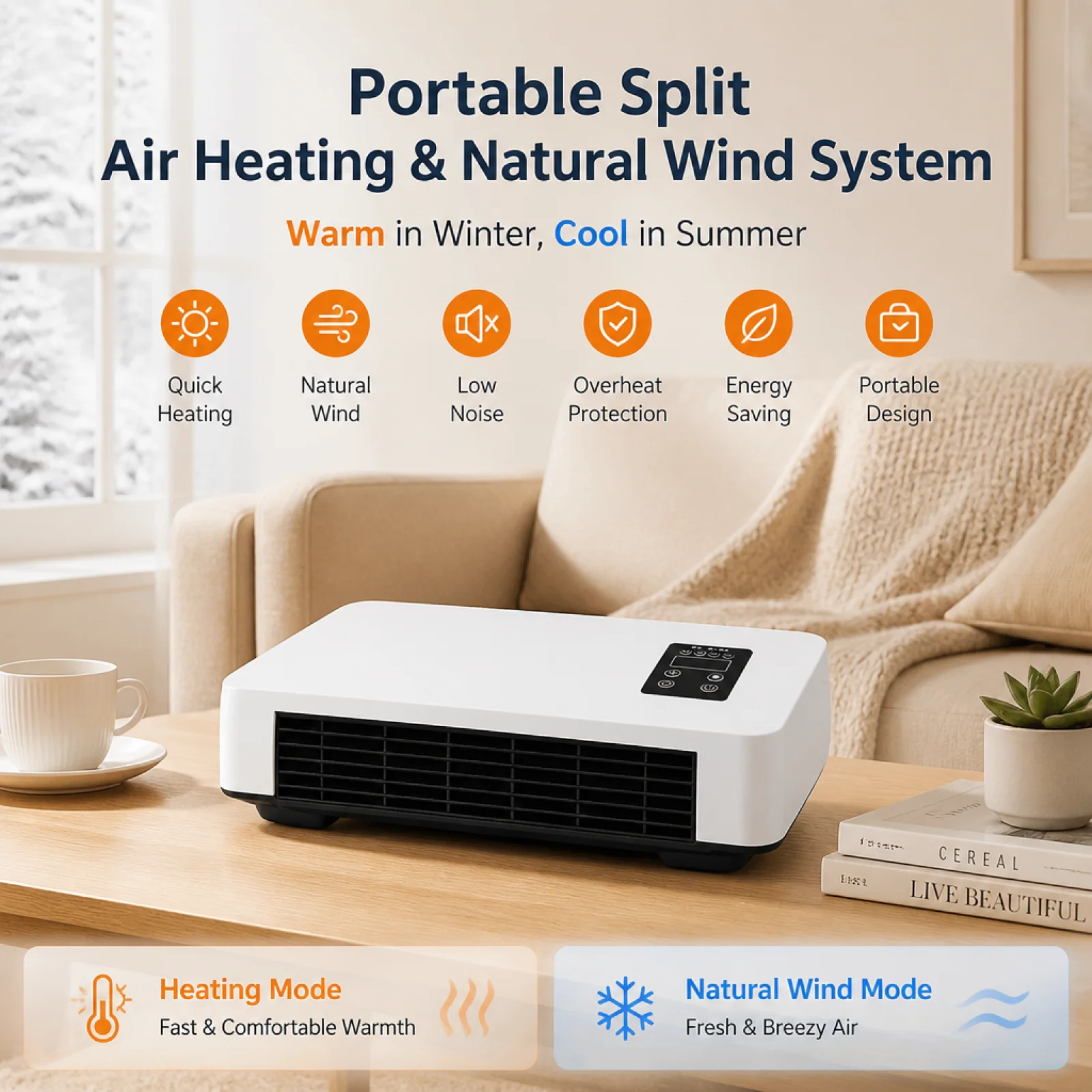 Smart Conditioner Summer Tabletop Wall Mounted Mini Split Air Conditioner Rapid Cooling Heating Device for Bedroom Office Home
Smart Conditioner Summer Tabletop Wall Mounted Mini Split Air Conditioner Rapid Cooling Heating Device for Bedroom Office Home
