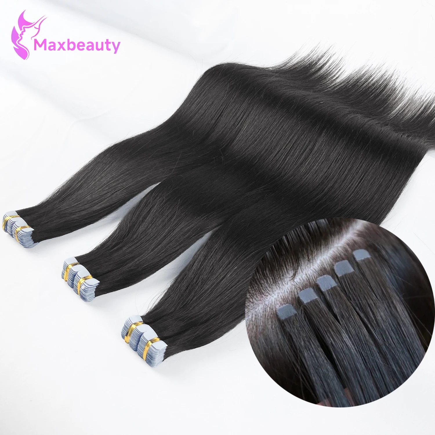 Mini Tape In Hair Extensions Remy Human Hair Natural Straight 50G/20Pcs Seamless Skin Weft Adhesive 16-26 Inch Mini Tape In Hair
Mini Tape In Hair Extensions Remy Human Hair Natural Straight 50G/20Pcs Seamless Skin Weft Adhesive 16-26 Inch Mini Tape In Hair