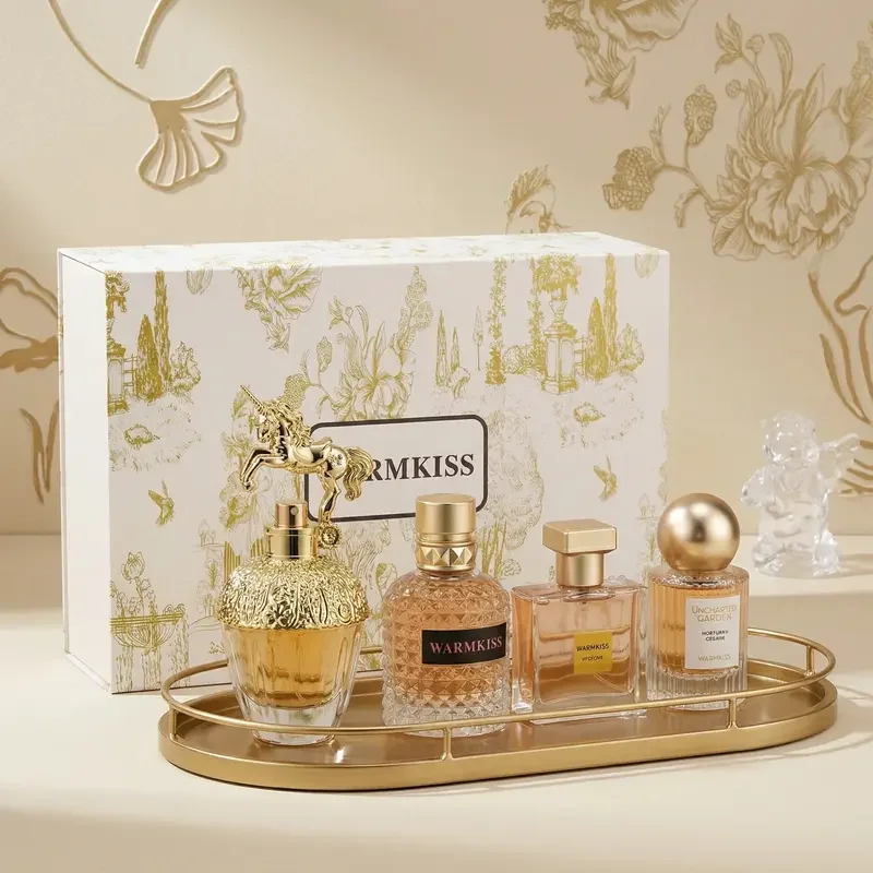 Women’s 4-Pack Perfume Spray Gift Box | 4 Exclusive Unique Scents | Long-Lasting Aroma for Parties, Dates, Holidays and Daily Life
Women’s 4-Pack Perfume Spray Gift Box | 4 Exclusive Unique Scents | Long-Lasting Aroma for Parties, Dates, Holidays and Daily Life