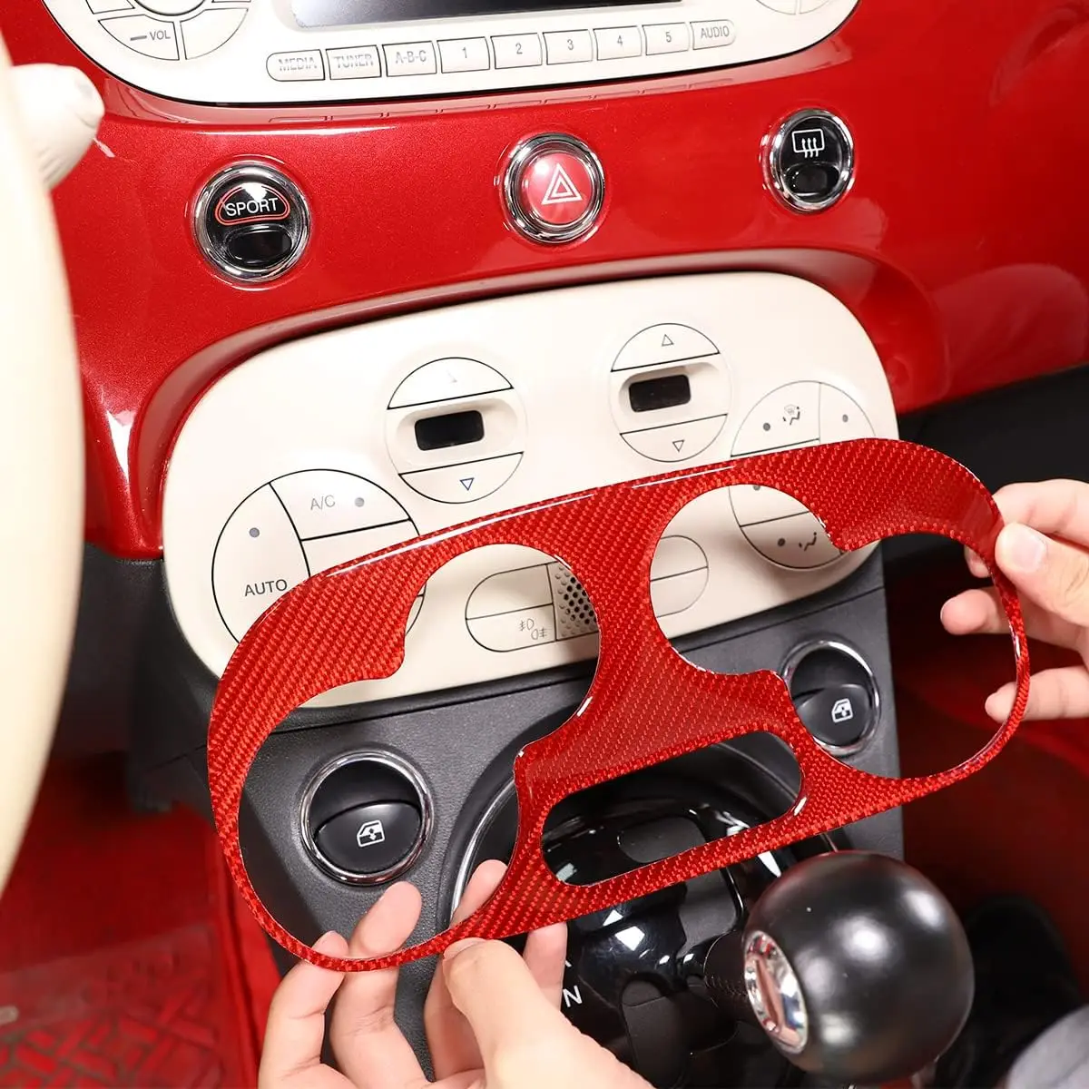 Real Soft Carbon Fiber Air Condition Button Frame Decorative Kit Sticker For Fiat 500 Abarth 595 2012-2023 Abarth 695 2017-2023
Real Soft Carbon Fiber Air Condition Button Frame Decorative Kit Sticker For Fiat 500 Abarth 595 2012-2023 Abarth 695 2017-2023