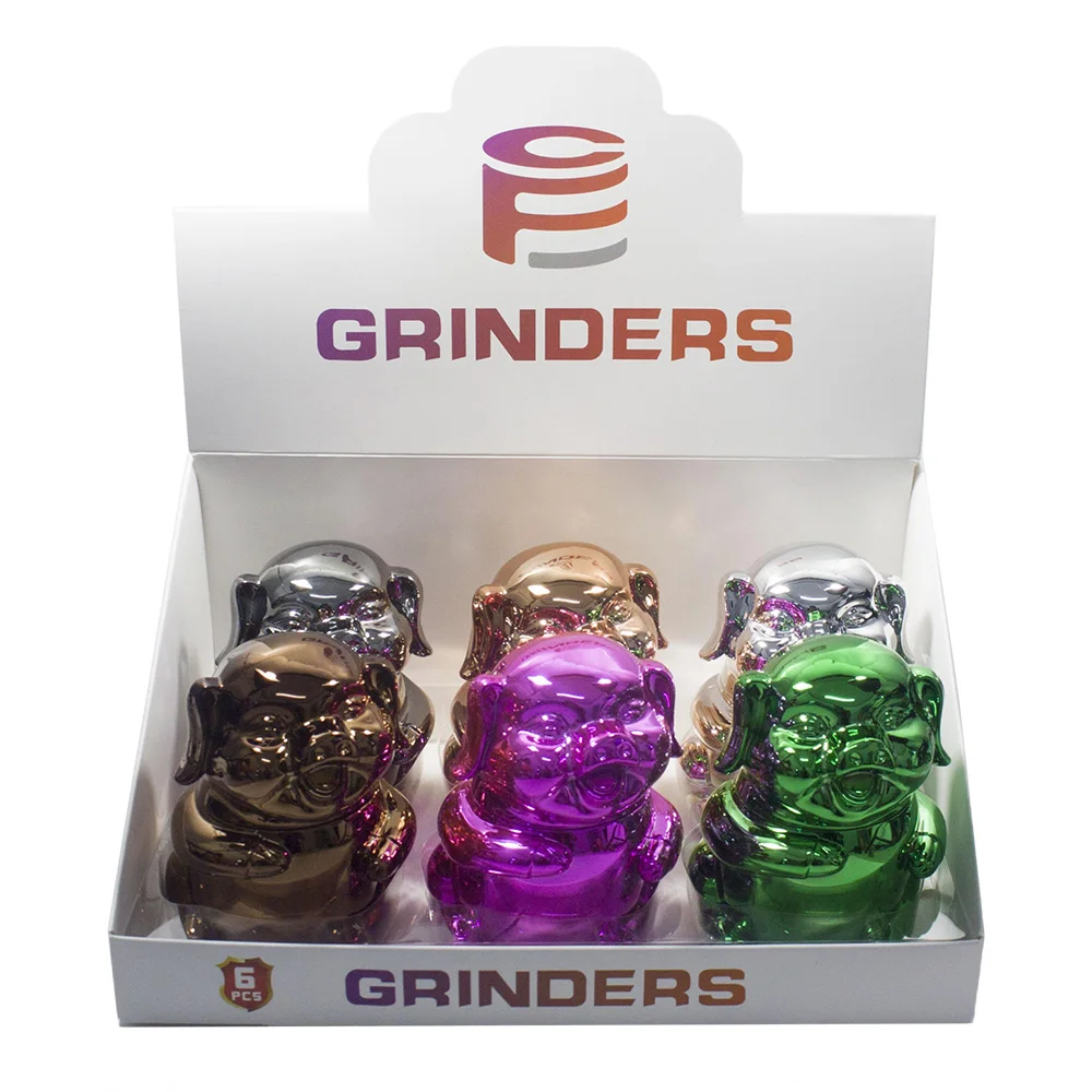 4.5" H 4PC Shiny Colorful PIG with drawer Herb Grinders Tobacco smoking Spice Gift Novetly Crusher Birthday Gift for man BBQ
4.5" H 4PC Shiny Colorful PIG with drawer Herb Grinders Tobacco smoking Spice Gift Novetly Crusher Birthday Gift for man BBQ