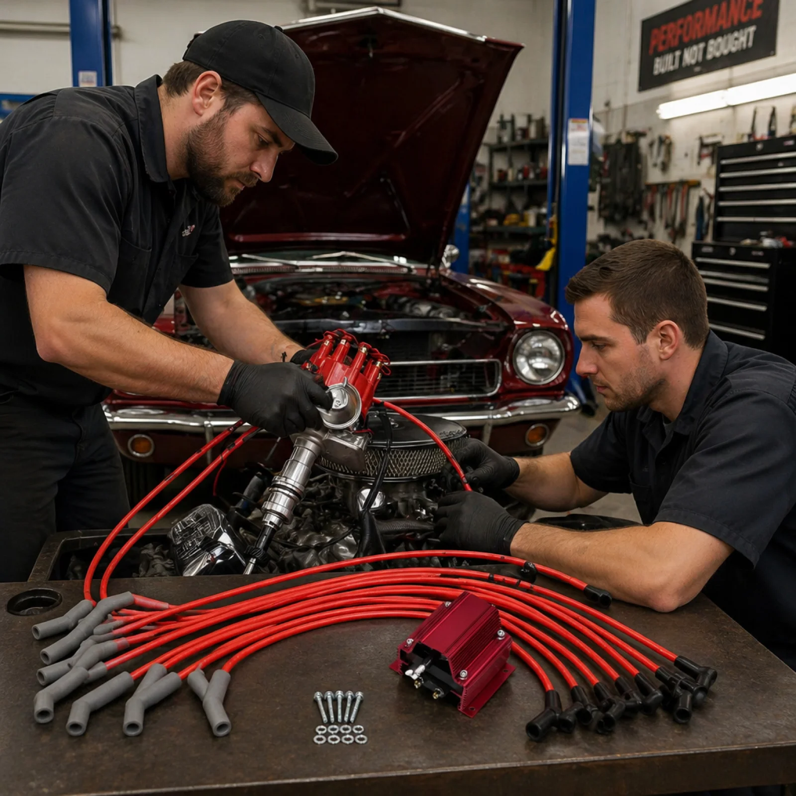 Distributor Combo Kit with Spark Plug Wires Harness Cap Ignition Coil Assembly High Performance Metal Sturdy Car Accessories
Distributor Combo Kit with Spark Plug Wires Harness Cap Ignition Coil Assembly High Performance Metal Sturdy Car Accessories