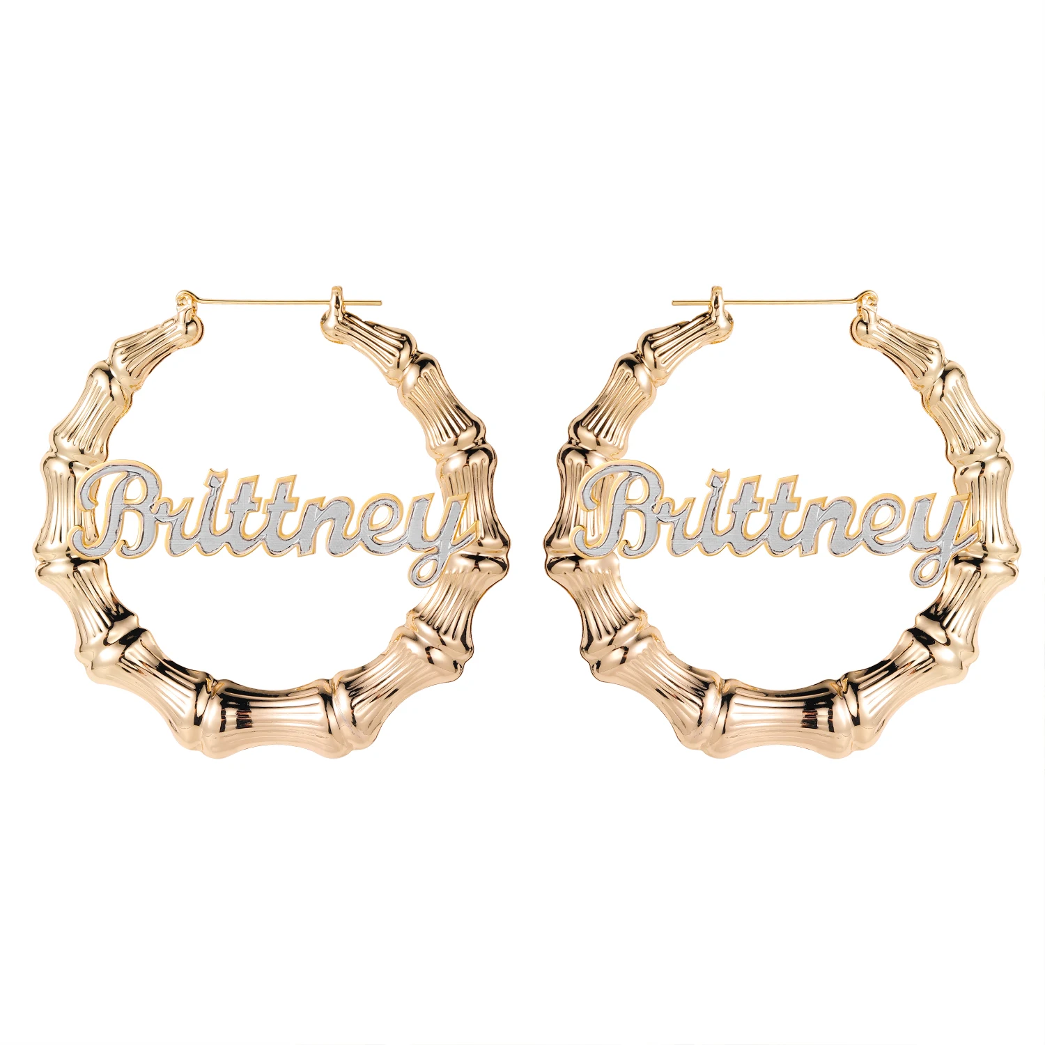 Two-Color Customized Name Earrings Bamboo Gold-Plated Name Earrings Personalized Women's Earrings Accessories Birthday Gifts
Two-Color Customized Name Earrings Bamboo Gold-Plated Name Earrings Personalized Women's Earrings Accessories Birthday Gifts
