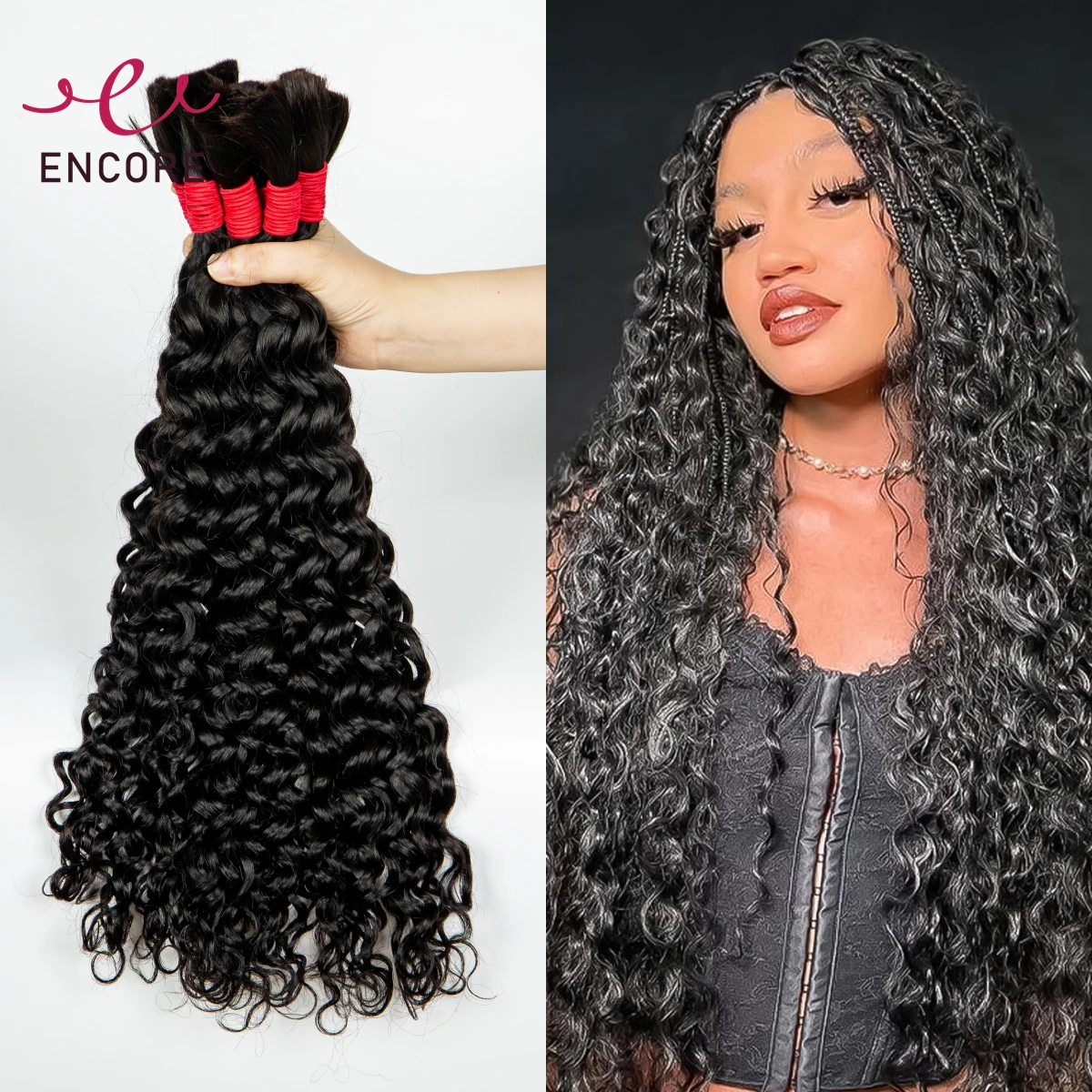 26 Inch Natural Human Hair Bulk Water Wave Hair Bundles No Weft 100% Virgin Curly Hair Bulk for Boho Braided Hair Extensions
26 Inch Natural Human Hair Bulk Water Wave Hair Bundles No Weft 100% Virgin Curly Hair Bulk for Boho Braided Hair Extensions