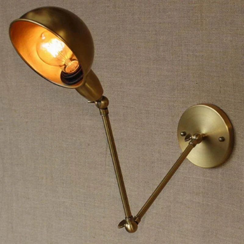 Vintage Swing Long Iron Arm E27 LED Bulb Wall Sconce Lamp Home Deco Bedroom Industrial Articulating Brass Wall Fixtures Lighting
Vintage Swing Long Iron Arm E27 LED Bulb Wall Sconce Lamp Home Deco Bedroom Industrial Articulating Brass Wall Fixtures Lighting