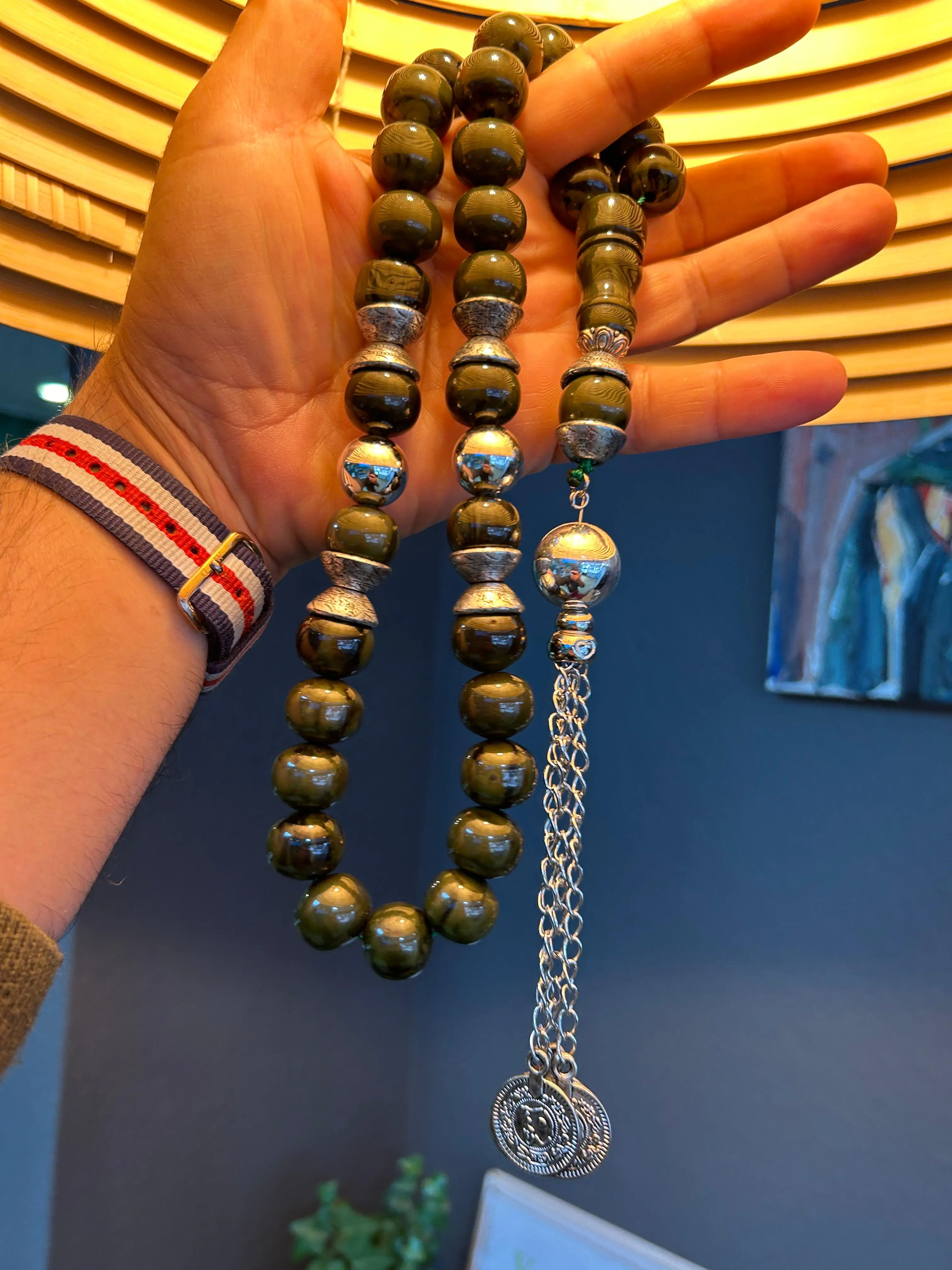 Bakelite Subha Ottoman Rare Faturan German Amber Sandalous Misbaha Prayerbeads Rosary Tasbih Tesbih İslam T27
Bakelite Subha Ottoman Rare Faturan German Amber Sandalous Misbaha Prayerbeads Rosary Tasbih Tesbih İslam T27