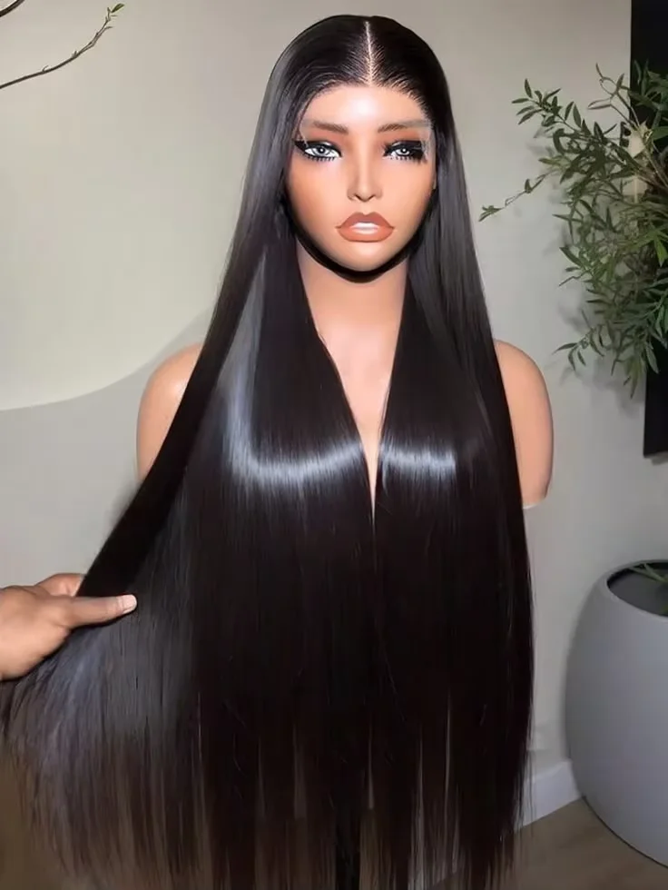 13x6 Straight Lace Front Wigs Human Hair 300% Density Human Hair Wig 13x4 HD Lace Frontal Wig For Women Natural Black Colored
13x6 Straight Lace Front Wigs Human Hair 300% Density Human Hair Wig 13x4 HD Lace Frontal Wig For Women Natural Black Colored