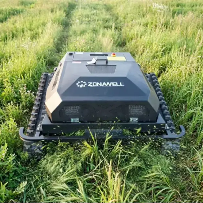 High-Horsepower Twin-Cylinder Tracked Smart Lawn Mower Remote Control All-Terrain Use Outdoor Garden Care Robot
High-Horsepower Twin-Cylinder Tracked Smart Lawn Mower Remote Control All-Terrain Use Outdoor Garden Care Robot