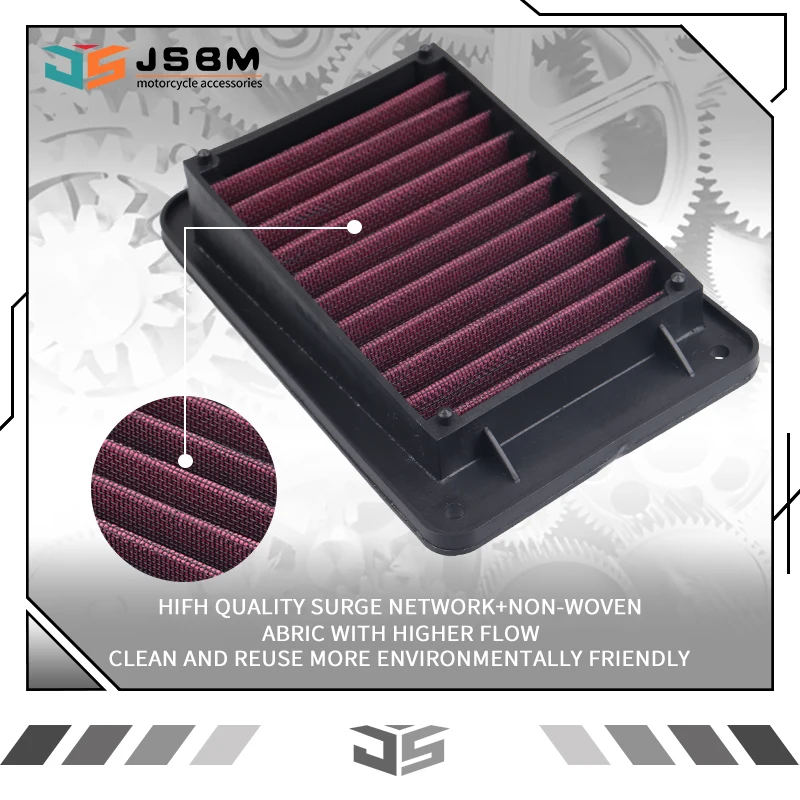 JSBM High Performance Air Filter For SYM Symphony 50 125 150 RV125 RV150 RV180 CRUISYM Joyride 150 180 200 XS110T FNX150
JSBM High Performance Air Filter For SYM Symphony 50 125 150 RV125 RV150 RV180 CRUISYM Joyride 150 180 200 XS110T FNX150
