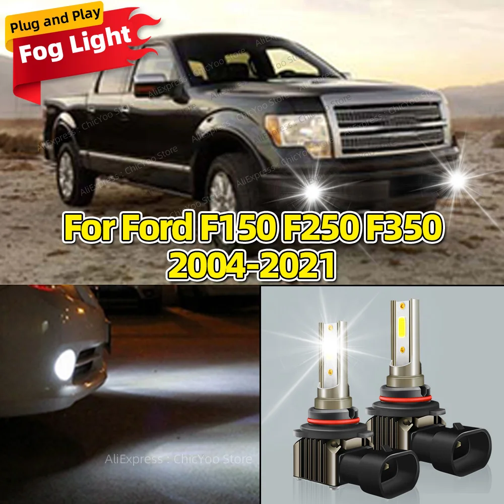 6000K LED Car Front Fog Light Lamps 9045 9145 H10 Bulbs Auto Accessory For Ford F150 F250 F350 2004 2005 2006 2007 2008-2021
6000K LED Car Front Fog Light Lamps 9045 9145 H10 Bulbs Auto Accessory For Ford F150 F250 F350 2004 2005 2006 2007 2008-2021