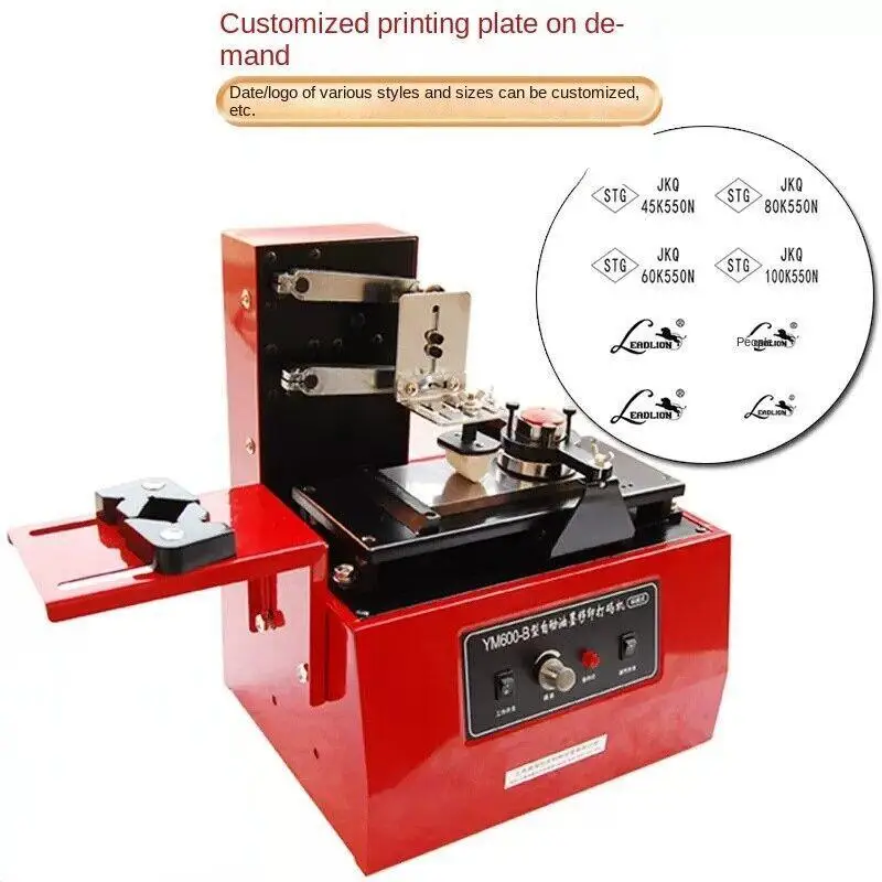 Fast Speed Electric Digital Printer Flat Pad Pet Plastic Bottle Box Label Printing Machine Date Batch Expiry Coding Machine