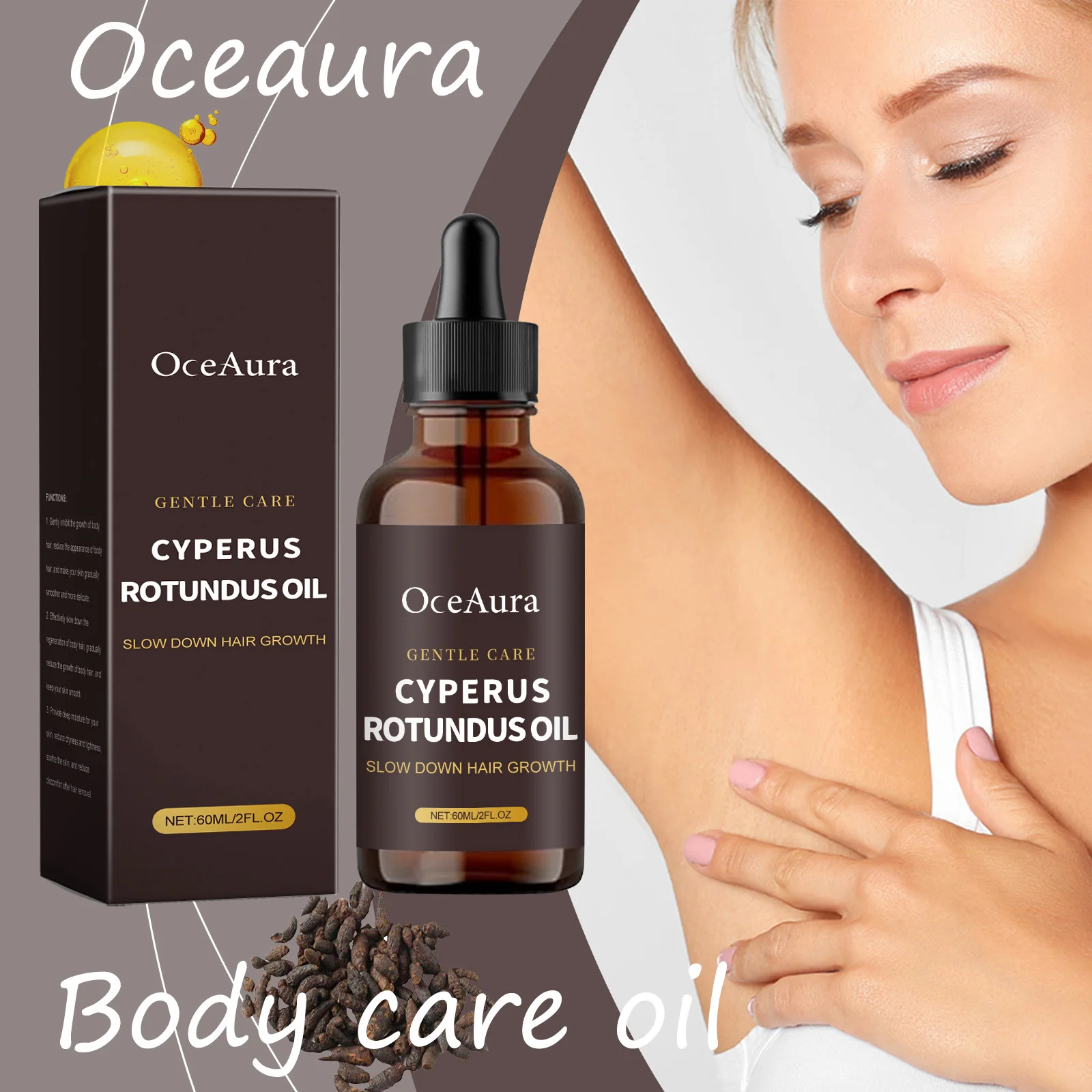 Oceaura Natural Body Care Oil Gentle Nourishing Skin Improve Roughness Delay Body Hair Growth Pore Shrink Skin Care Oil
Oceaura Natural Body Care Oil Gentle Nourishing Skin Improve Roughness Delay Body Hair Growth Pore Shrink Skin Care Oil