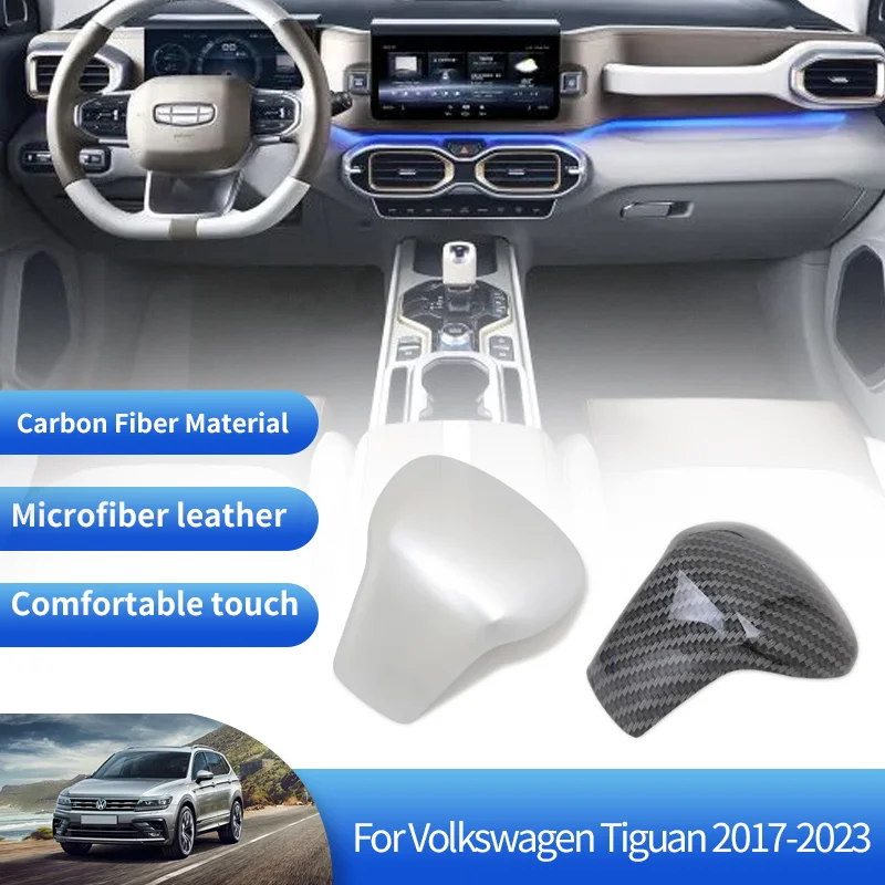 Car Gear Shift Knob Cover Trim Sticker Carbon Fiber Look Interior Decoration Parts for Volkswagen VW Tiguan MK2 AD BW 2017~2023
Car Gear Shift Knob Cover Trim Sticker Carbon Fiber Look Interior Decoration Parts for Volkswagen VW Tiguan MK2 AD BW 2017~2023