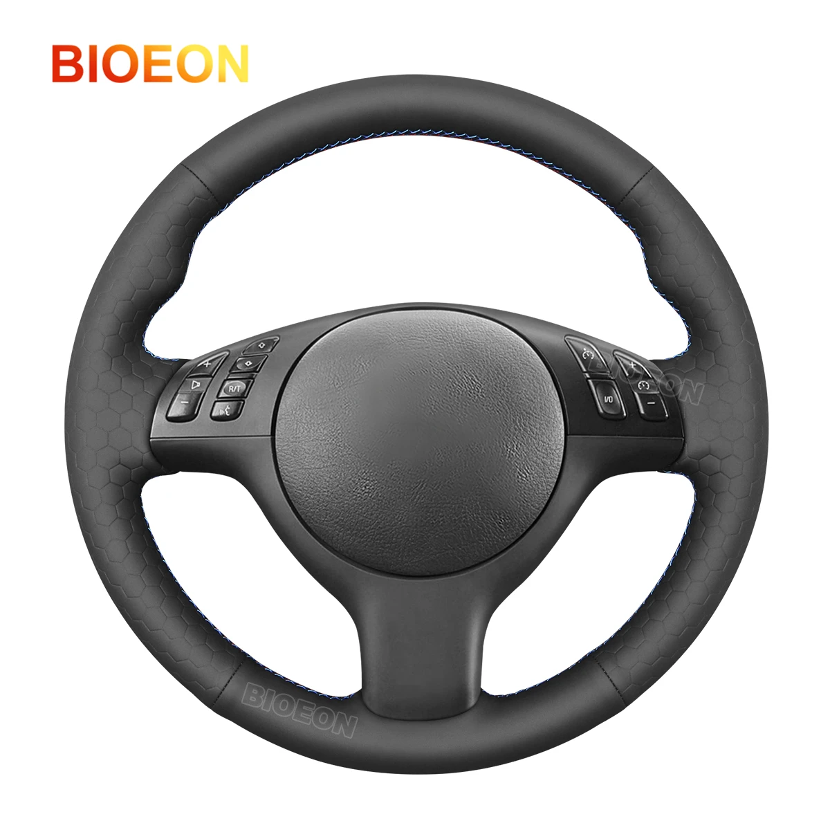 Bioeon Black PU Leather Hive Leathe Car Steering Wheel Cover for BMW 3 Series E46 E45 5 Series E39 M3 E46 M5 E39 2000-2003
Bioeon Black PU Leather Hive Leathe Car Steering Wheel Cover for BMW 3 Series E46 E45 5 Series E39 M3 E46 M5 E39 2000-2003