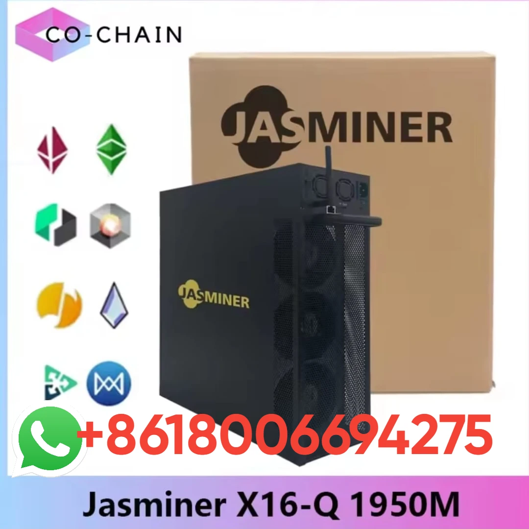 B. New Jasminer X16-Q 1950MH/s 620W with 8G Memory WiFi ETC ZIL OCTA ETHF ETF Miner
B. New Jasminer X16-Q 1950MH/s 620W with 8G Memory WiFi ETC ZIL OCTA ETHF ETF Miner