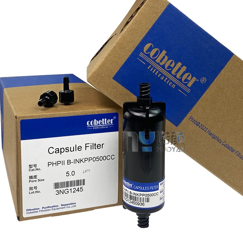 Cobetter Capsule Ink Filter 5 Microns PHPIIB-INKPP0500CC UV Machine Inkjet Printer Cylindrical Filter
Cobetter Capsule Ink Filter 5 Microns PHPIIB-INKPP0500CC UV Machine Inkjet Printer Cylindrical Filter