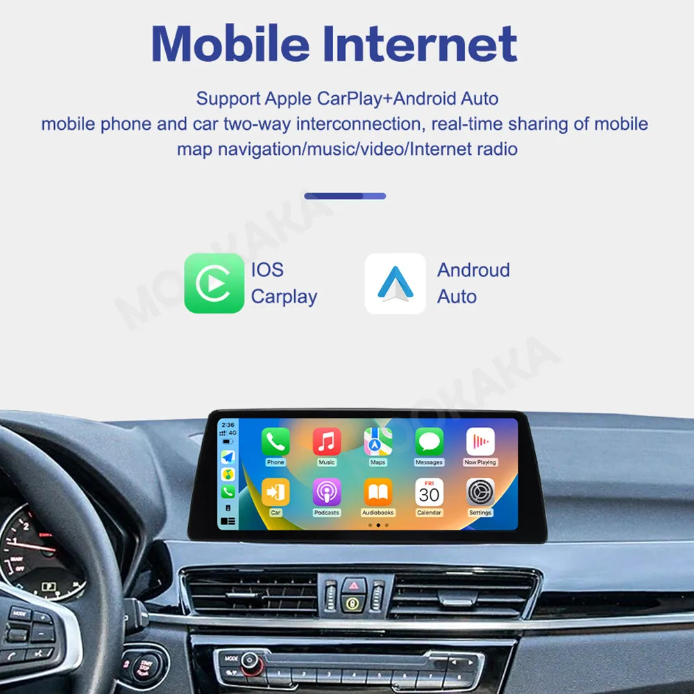Linux System Touch Screen Wireless Carplay Multimedia With Y-tube For BMW X1 F48 F49 2015 -2020 Android auto Auto Link Head Unit
Linux System Touch Screen Wireless Carplay Multimedia With Y-tube For BMW X1 F48 F49 2015 -2020 Android auto Auto Link Head Unit