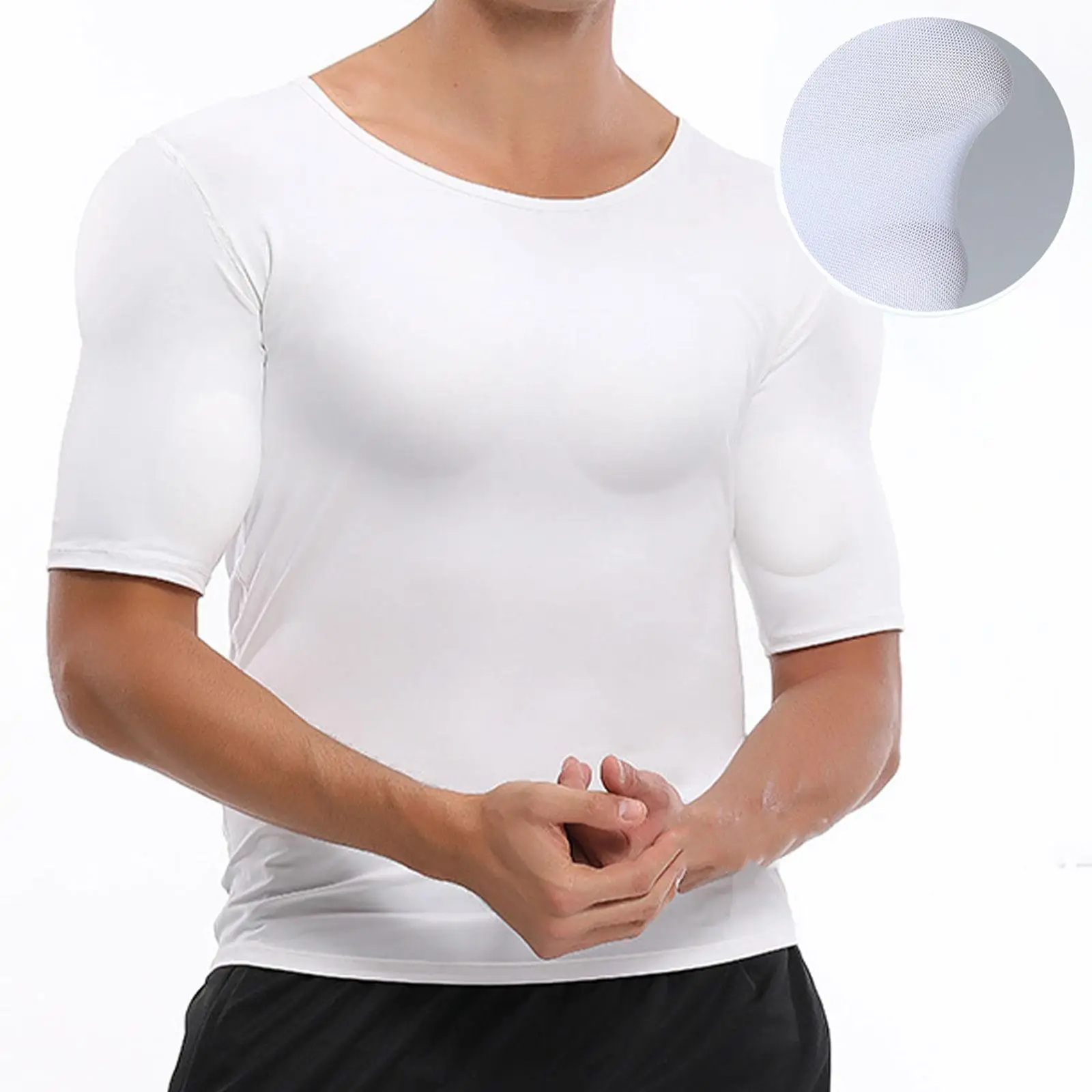 Fake Muscle T Shirt Men Funny Underwear Chest Shaper Fake Shoulders for Wedding Masquerade Cosplay Indoor Outdoor Halloween
Fake Muscle T Shirt Men Funny Underwear Chest Shaper Fake Shoulders for Wedding Masquerade Cosplay Indoor Outdoor Halloween