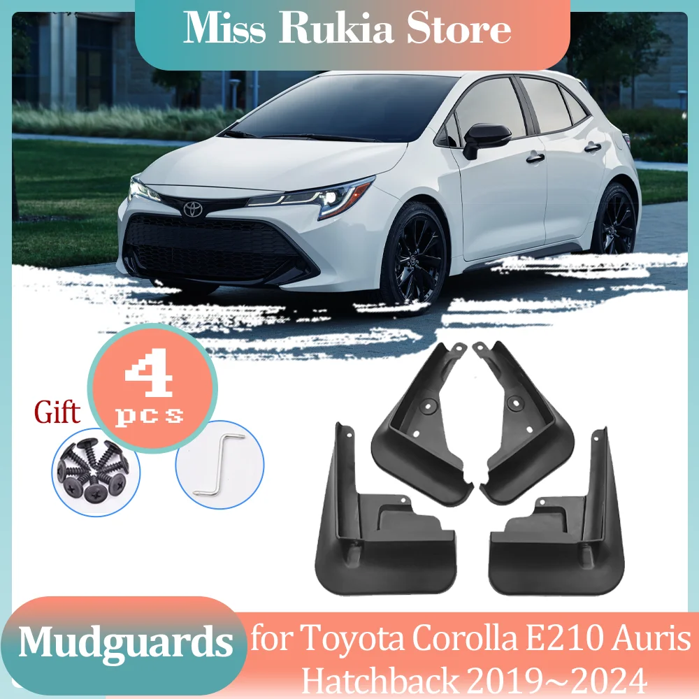 Mud Flaps for Toyota Corolla E210 Auris Hatchback 2019~2024 Mudguards Splash Fender Flares Spoiler Guards Cover Car Accessories 
Mud Flaps for Toyota Corolla E210 Auris Hatchback 2019~2024 Mudguards Splash Fender Flares Spoiler Guards Cover Car Accessories