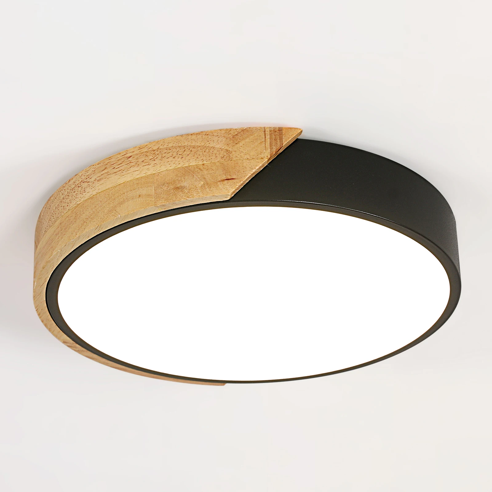 Black LED Ceiling Light, Wood Grain Round Nordic Flush Ceiling Light for Bedroom Living Room Kitchen Bathroom Lights
Black LED Ceiling Light, Wood Grain Round Nordic Flush Ceiling Light for Bedroom Living Room Kitchen Bathroom Lights