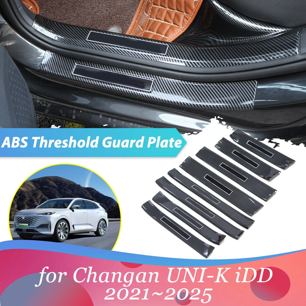 Автомобильная педаль приветствия для Changan UNI-K iDD 2021 ~ 2025 2022 ABS, накладка на порог, защитная пластина, накладки, аксессуары, наклейки
Автомобильная педаль приветствия для Changan UNI-K iDD 2021 ~ 2025 2022 ABS, накладка на порог, защитная пластина, накладки, аксессуары, наклейки