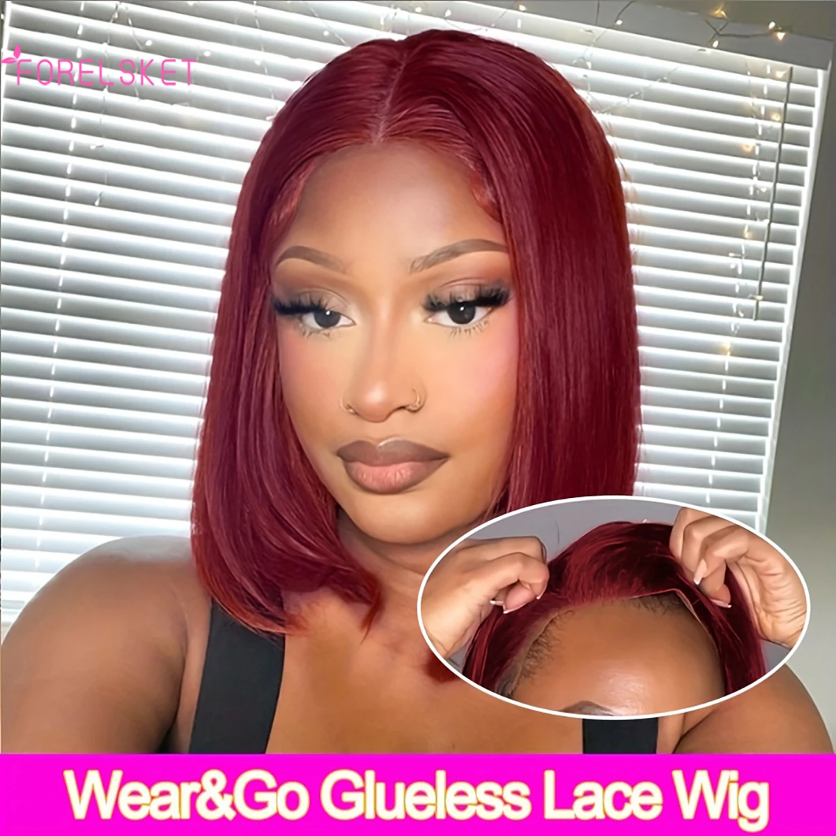 99j Glueless Bob Hair Wig Human Hair Ready To Wear Straight Bob wigs HD Transparent 6x4 Lace Closure Wig Cheap For Women Human
99j Glueless Bob Hair Wig Human Hair Ready To Wear Straight Bob wigs HD Transparent 6x4 Lace Closure Wig Cheap For Women Human