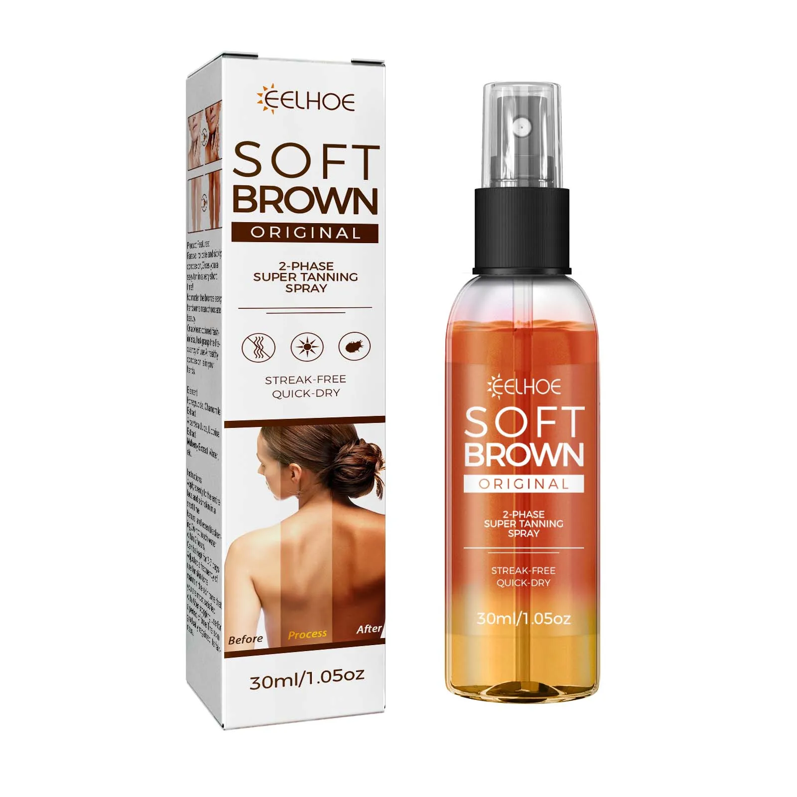 Eelhoe Tanning Spray Tanning Spray Tanning Spray Natural Bronzing Wheat Color Refreshing Non-greasy Tanning Spray
Eelhoe Tanning Spray Tanning Spray Tanning Spray Natural Bronzing Wheat Color Refreshing Non-greasy Tanning Spray