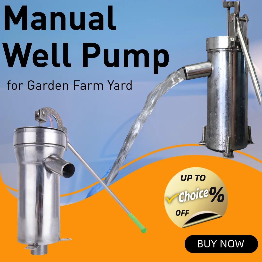 Stainless Steel Manual Water Jet Pump Suction Pump,Domestic Well Hand Shake Suction Pump Groundwater for Home Garden Yard
Stainless Steel Manual Water Jet Pump Suction Pump,Domestic Well Hand Shake Suction Pump Groundwater for Home Garden Yard