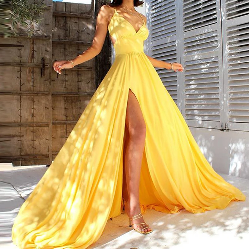 Luxurious Yellow Layered Lace Sling Evening Dress Tulle Appliquéd Pleated Prom Dress Sleeveless Ruffled Party Dress Vestido De G
Luxurious Yellow Layered Lace Sling Evening Dress Tulle Appliquéd Pleated Prom Dress Sleeveless Ruffled Party Dress Vestido De G