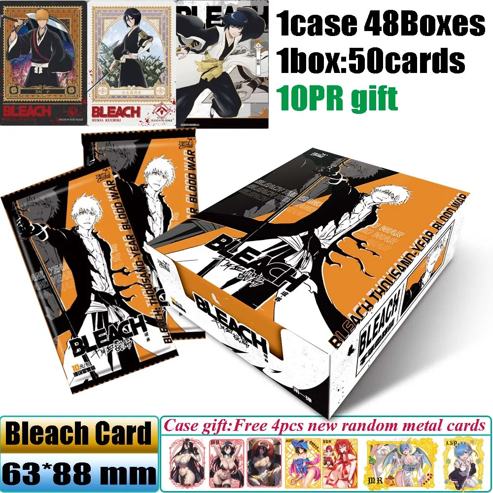 Wholesale Bleach Cards Boundary Thousand Years of Blood War Guardian Fate Poem Anime Kurosaki Ichigo Trade Game Cards Toy Gift
Wholesale Bleach Cards Boundary Thousand Years of Blood War Guardian Fate Poem Anime Kurosaki Ichigo Trade Game Cards Toy Gift
