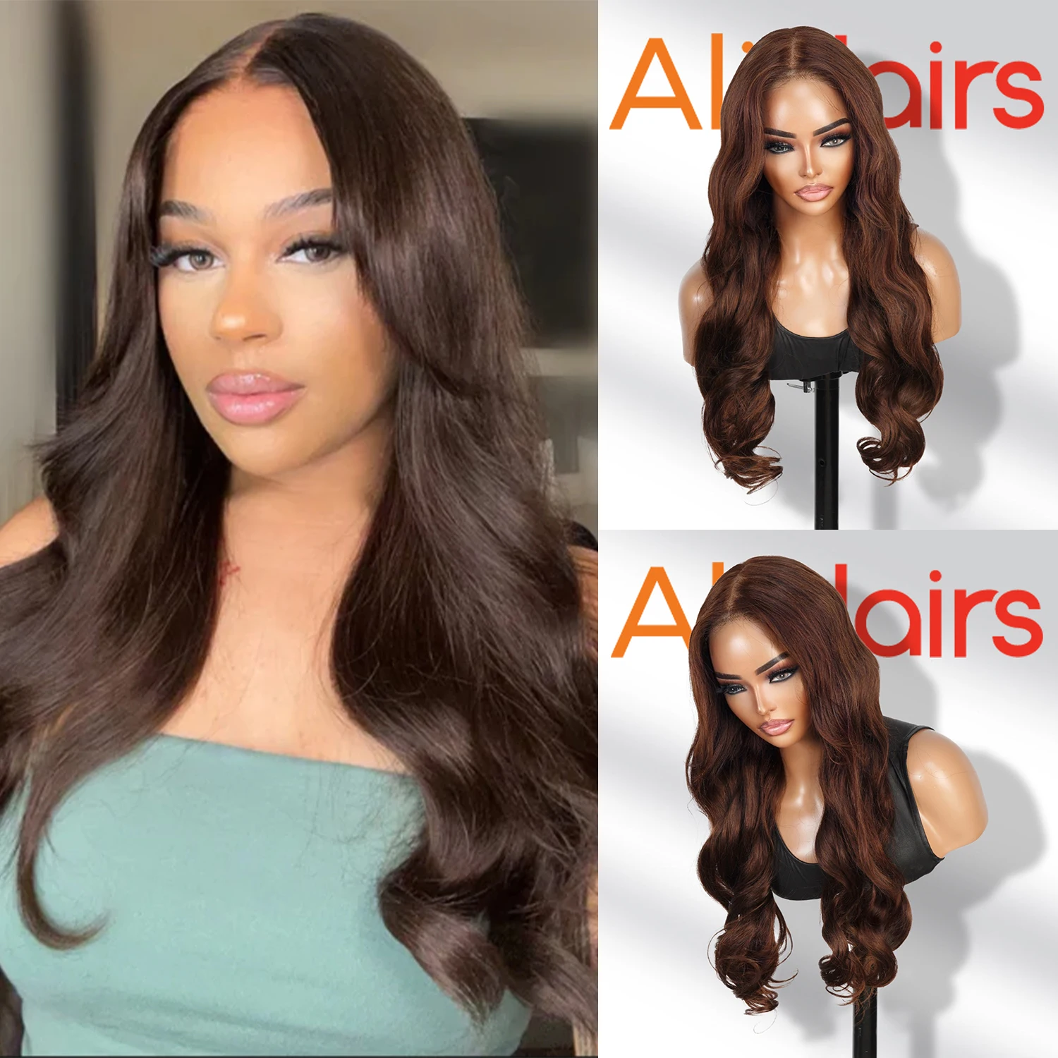 100% Human Hair Wear and Go Pre Cut Pre Plucked Glueless 7x5 Closure Wig Body Wave Chocolate Brown 24"
100% Human Hair Wear and Go Pre Cut Pre Plucked Glueless 7x5 Closure Wig Body Wave Chocolate Brown 24"