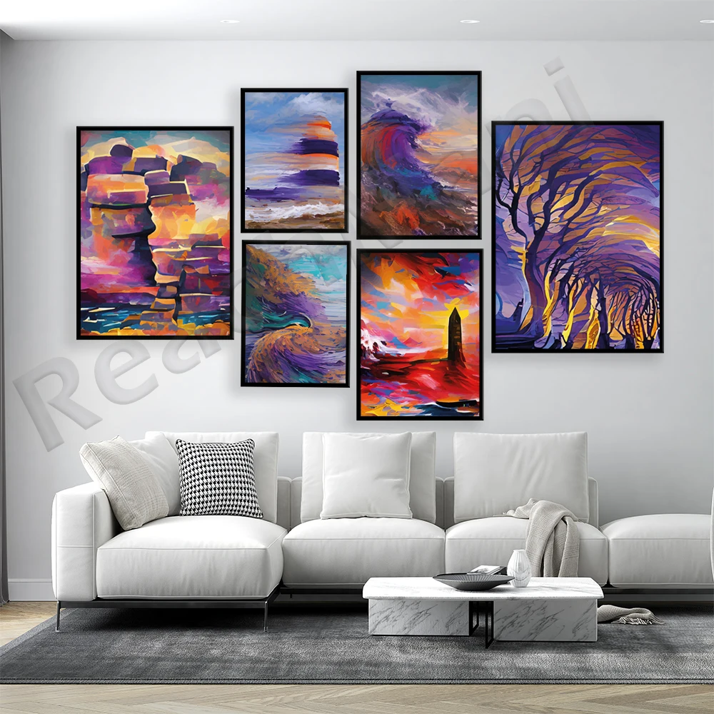 Northern Ireland, Antrim, Hook Head Lighthouse, Dark Hedges Abstract, Black Arches, Giants Causeway Abstract Art Poster
Northern Ireland, Antrim, Hook Head Lighthouse, Dark Hedges Abstract, Black Arches, Giants Causeway Abstract Art Poster