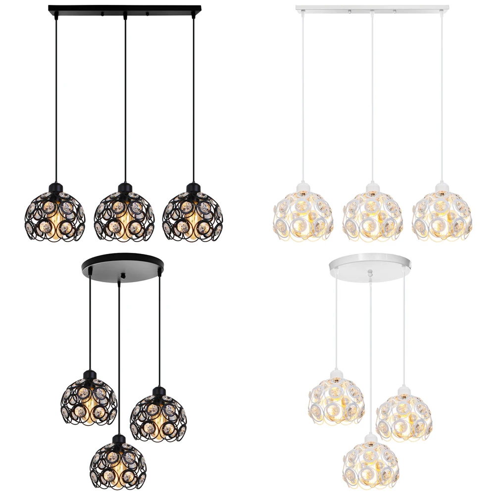 Промышленный хрустальный подвесной светильник, винтажный подвесной светильник, светильники, железная ретро-клетка в стиле лофт, кухня, гостиная, люстра E27
Промышленный хрустальный подвесной светильник, винтажный подвесной светильник, светильники, железная ретро-клетка в стиле лофт, кухня, гостиная, люстра E27