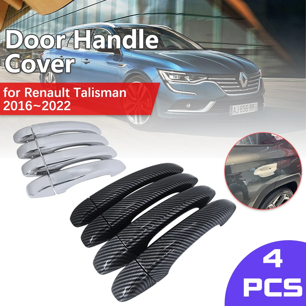 Car Chrome Door Handle for Renault Talisman Samsung SM6 2016~2022 Luxuriou Black Carbon Fiber Cover Trim Set Sticker Accessorie
Car Chrome Door Handle for Renault Talisman Samsung SM6 2016~2022 Luxuriou Black Carbon Fiber Cover Trim Set Sticker Accessorie
