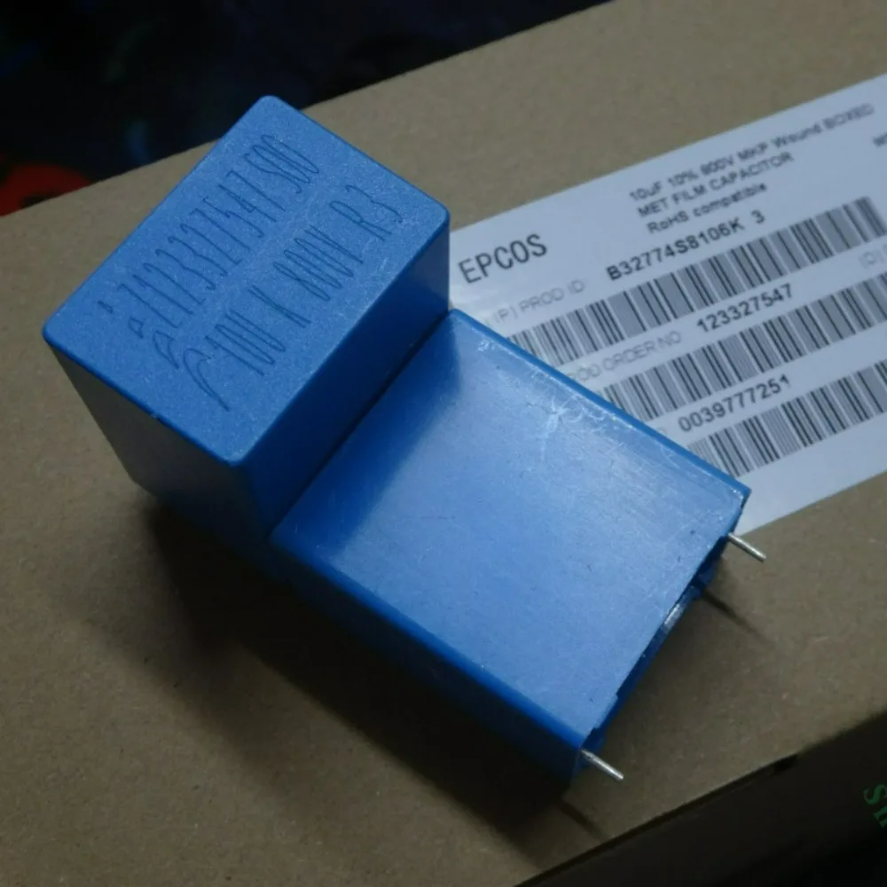 1PCS EPCOS 10uf 800v 106 K Brand New 27.5mm Film Capacitor B32774S8106K
1PCS EPCOS 10uf 800v 106 K Brand New 27.5mm Film Capacitor B32774S8106K