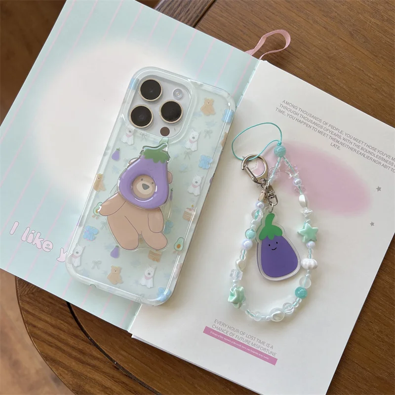 Cute Bow Puppy Cake phone case for iPhone 14 Pro 13 15 16 Pro Max Funky Eggplant Bear stand with chain For Apple 16 back cover
Cute Bow Puppy Cake phone case for iPhone 14 Pro 13 15 16 Pro Max Funky Eggplant Bear stand with chain For Apple 16 back cover
